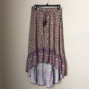 Xhilaration Skirts - Xhilaration Crop Top & Asymmetrical Skirt Set Xhilaration Skirts - Xhilaration Crop Top & Asymmetrical Skirt Set